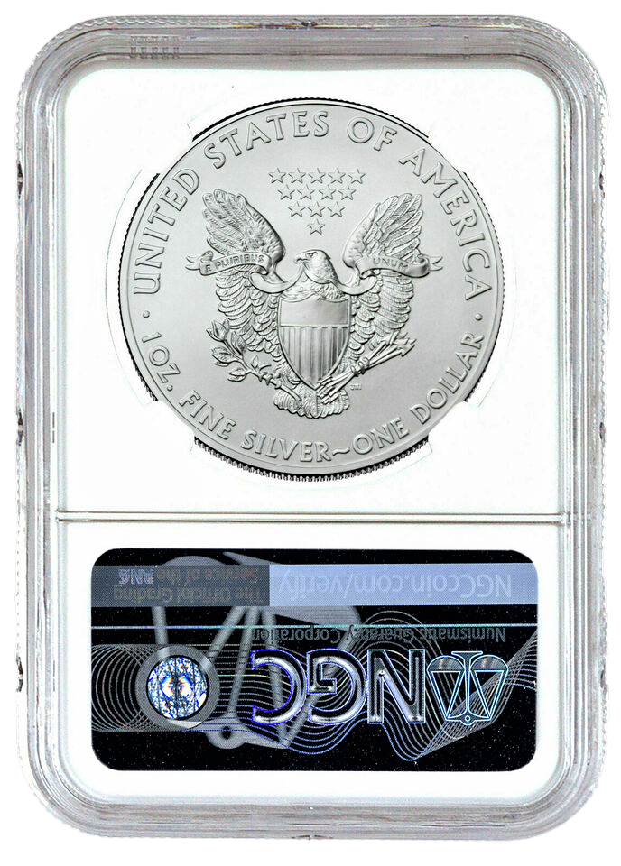 2020 P Silver Dollar Eagle - Emergency Production/Early Release - NGC MS69