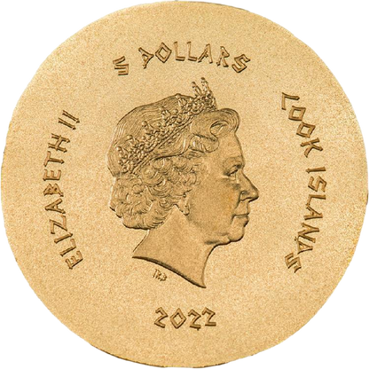 2022 Ancient Greece Crab Akragas  0.5 g .9999 Gold - CoinsTV