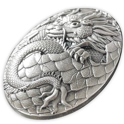 2024 Djibouti Year of the Dragon 5 oz Silver