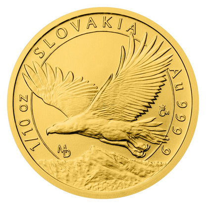 2023 Niue Slovak Eagle 1/10 oz Gold Coin - CoinsTV