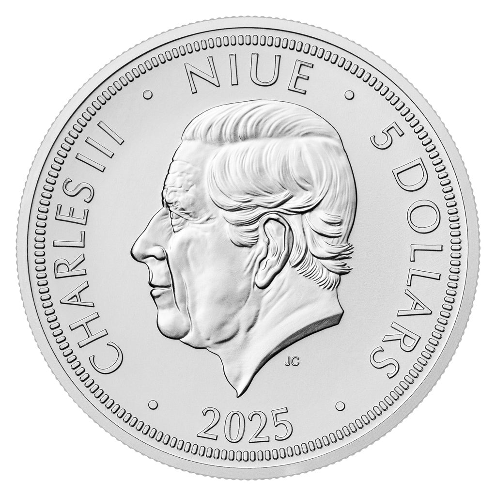 2025 Niue Slovakia Eagle 2 oz Silver Coin - CoinsTV