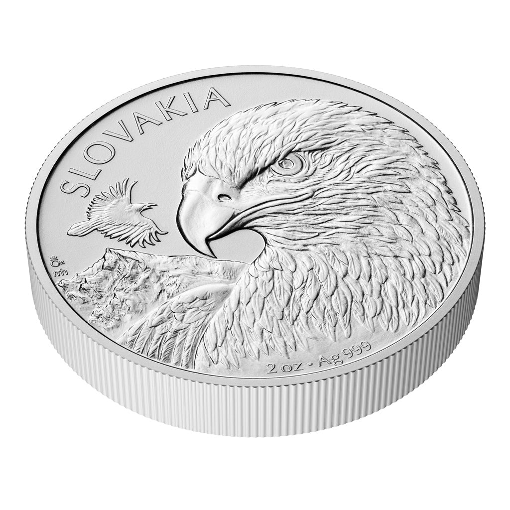 2025 Niue Slovakia Eagle 2 oz Silver Coin - CoinsTV