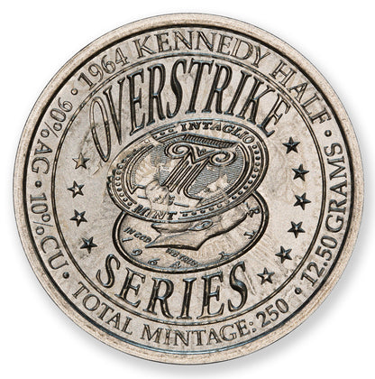 2024 Saint-Gaudens Kennedy Overstrike Series Silver Round - CoinsTV