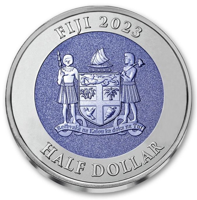 2023 Fiji International Space Station 32.5g Titanium Coin - CoinsTV