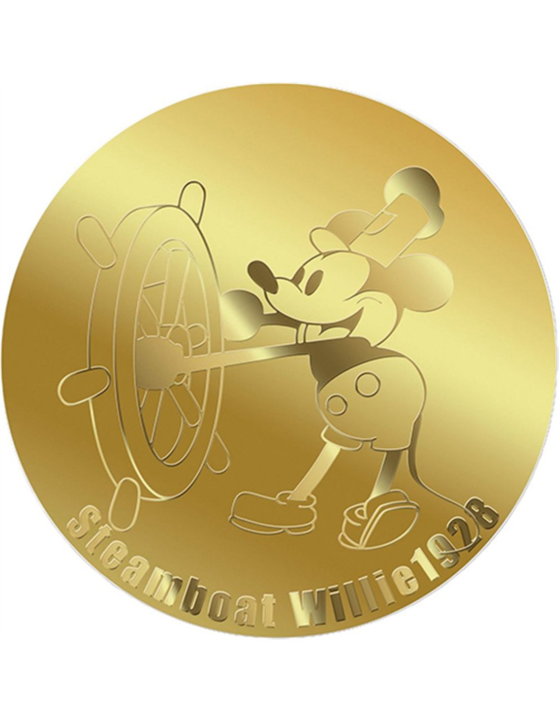 2026 Steamboat Willie 1928 1/2000 oz Gold Round in Card - CoinsTV
