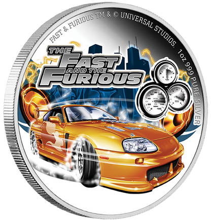 2023 Niue Fast & Furious Supra 1 oz Silver Coin - CoinsTV