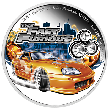 2023 Niue Fast & Furious Supra 1 oz Silver Coin - CoinsTV