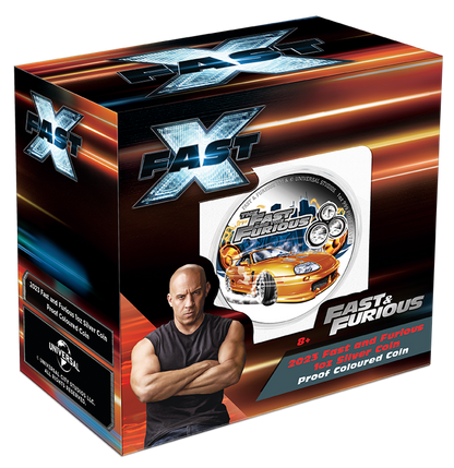2023 Niue Fast & Furious Supra 1 oz Silver Coin - CoinsTV