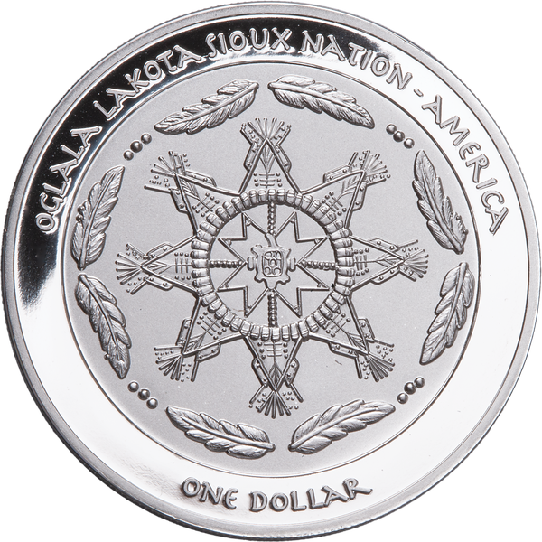 2025 Sioux Nation Thunderbird Proof 1 oz Silver Coin - CoinsTV