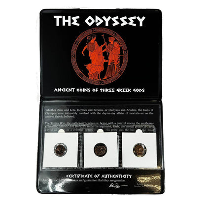 The Odyssey: Ancient Coins of Three Greek Gods