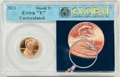 2023 VDB "Extra V" Lincoln Cent Uncirculated - Global Certification Holder - CoinsTV