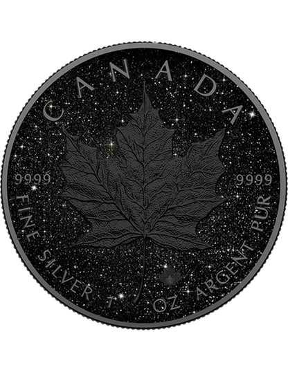 2026 Canada Maple Leaf Triple Black Diamond Edition 1 oz Silver Coin