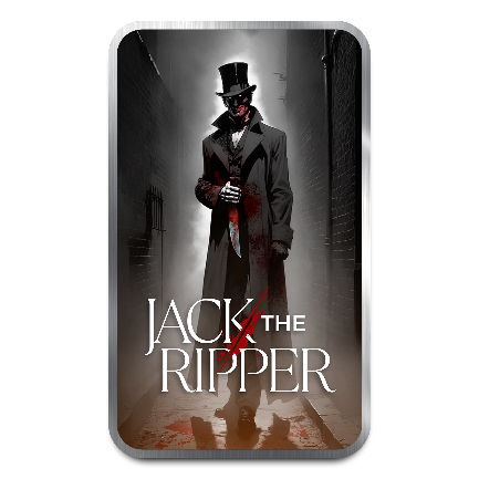 Serial Killer Series - Jack the Ripper 1 oz Silver Bar - CoinsTV