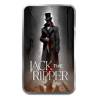 Serial Killer Series - Jack the Ripper 1 oz Silver Bar - CoinsTV