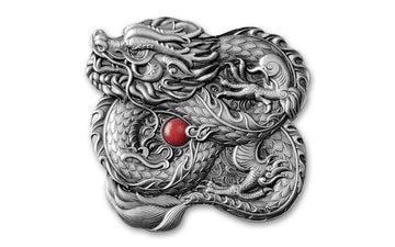 2024 Fiji Chinese Whiskered Dragon 1 oz Silver