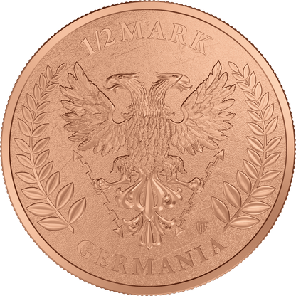 2026 Germania Lady Germania 1/2 oz Copper Round
