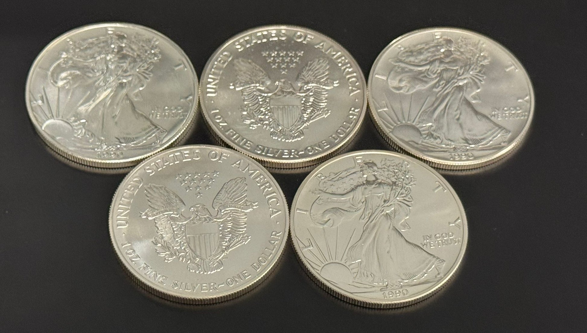1990 Silver Eagle - Business Strike - Uncirculated - CoinsTV