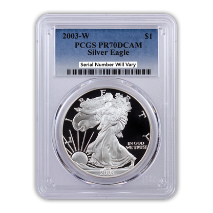 2003-W Silver Eagle - PCGS PR70DCAM