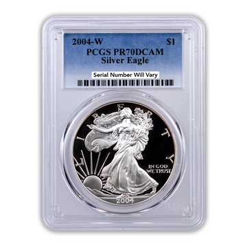2004-W Silver Eagle - PCGS PR70DCAM