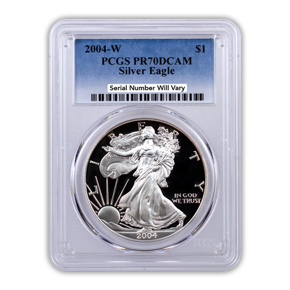 2004-W Silver Eagle - PCGS PR70DCAM