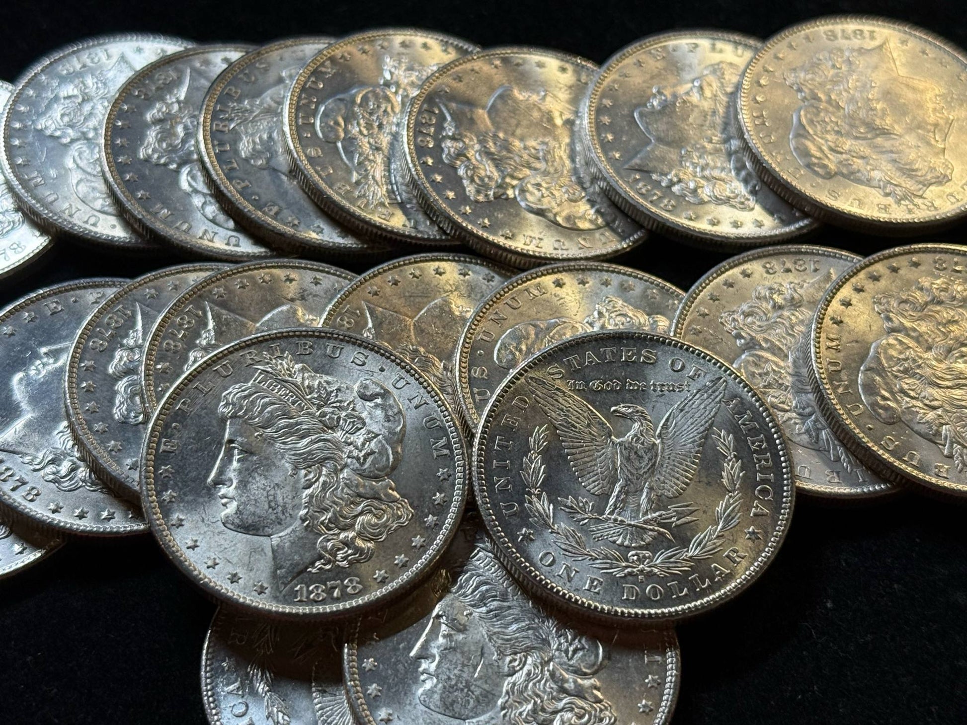 1878 Morgan Silver Dollar San Francisco - Brilliant Uncirculated - CoinsTV