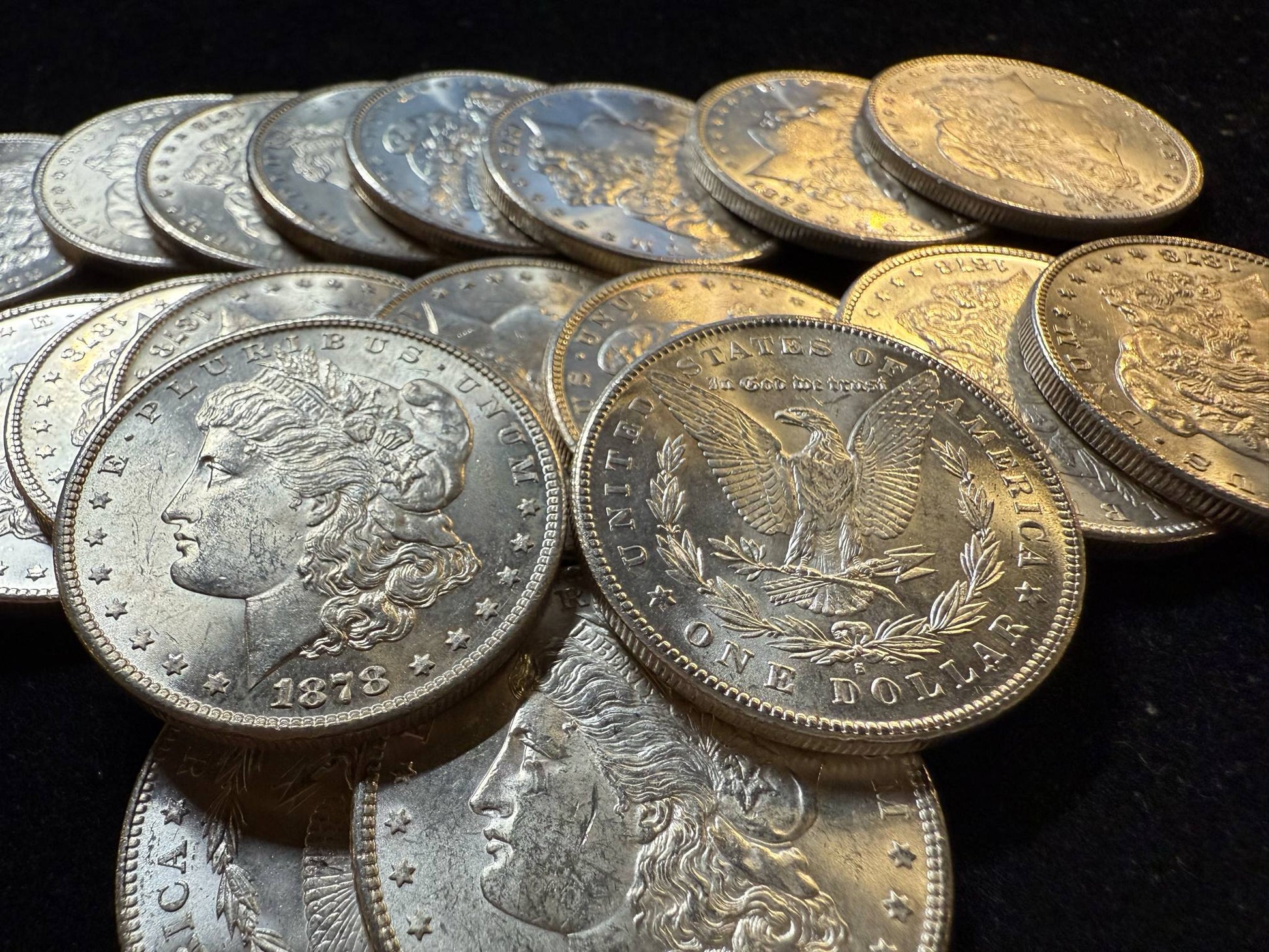 1878 Morgan Silver Dollar San Francisco - Brilliant Uncirculated - CoinsTV