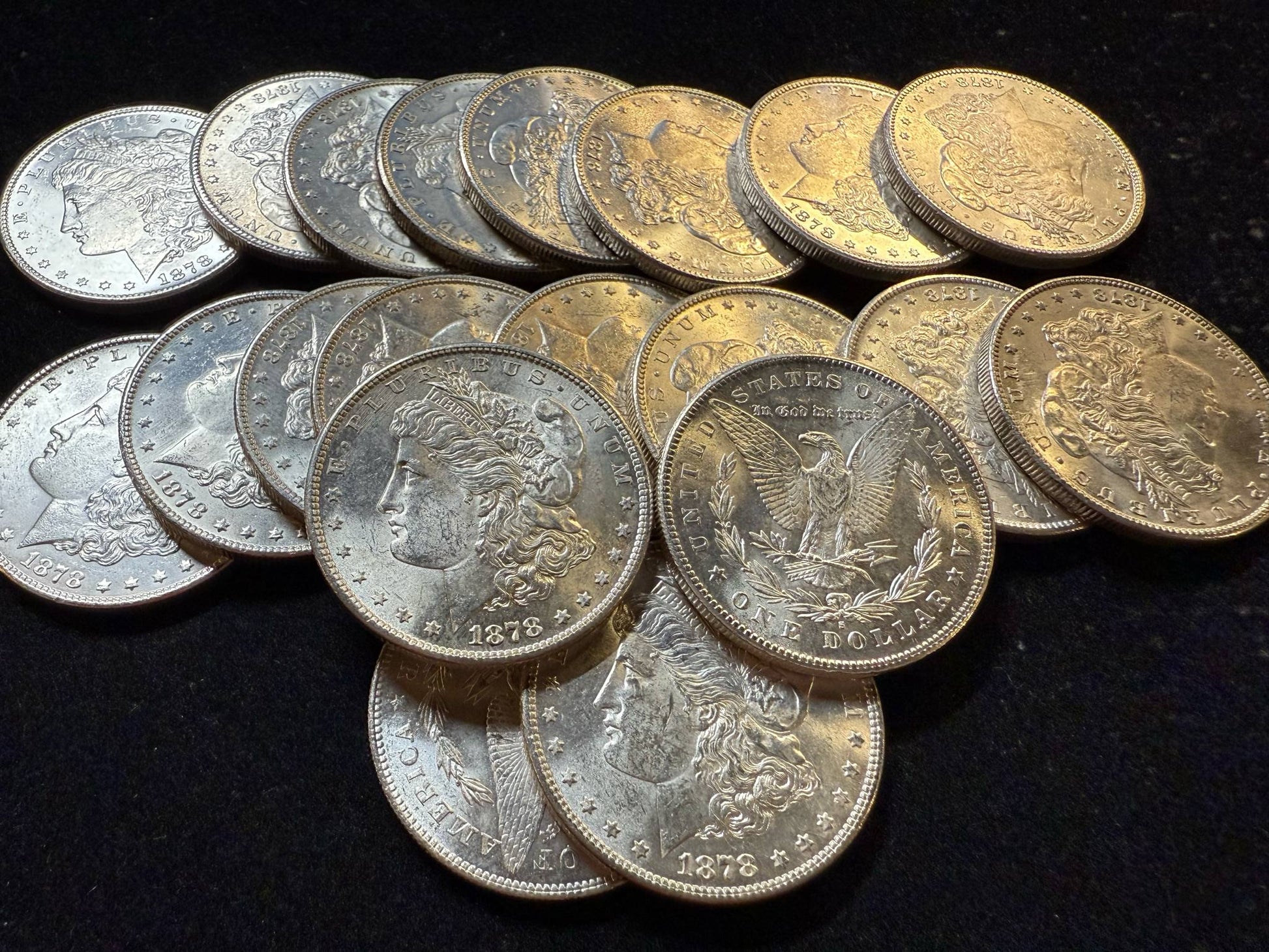 1878 Morgan Silver Dollar San Francisco - Brilliant Uncirculated - CoinsTV