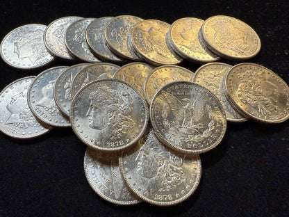 1878 Morgan Silver Dollar San Francisco - Brilliant Uncirculated - CoinsTV