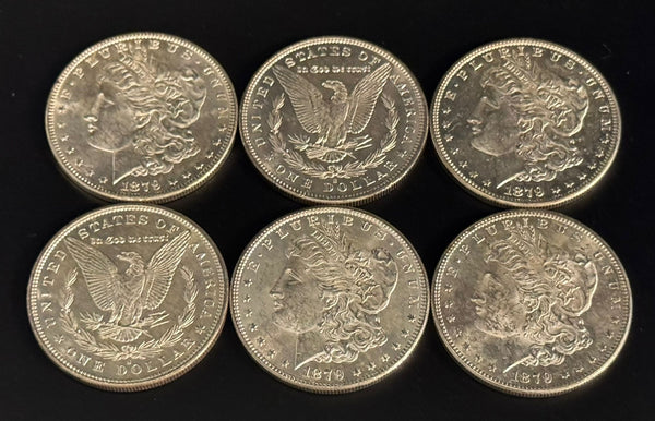 1879 Morgan Silver Dollar San Francisco - Brilliant Uncirculated - CoinsTV