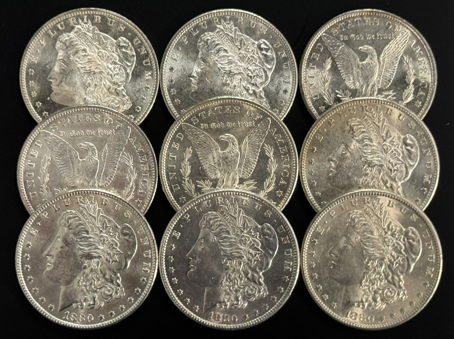 1880-S Morgan Silver Dollar San Francisco - Brilliant Uncirculated - CoinsTV