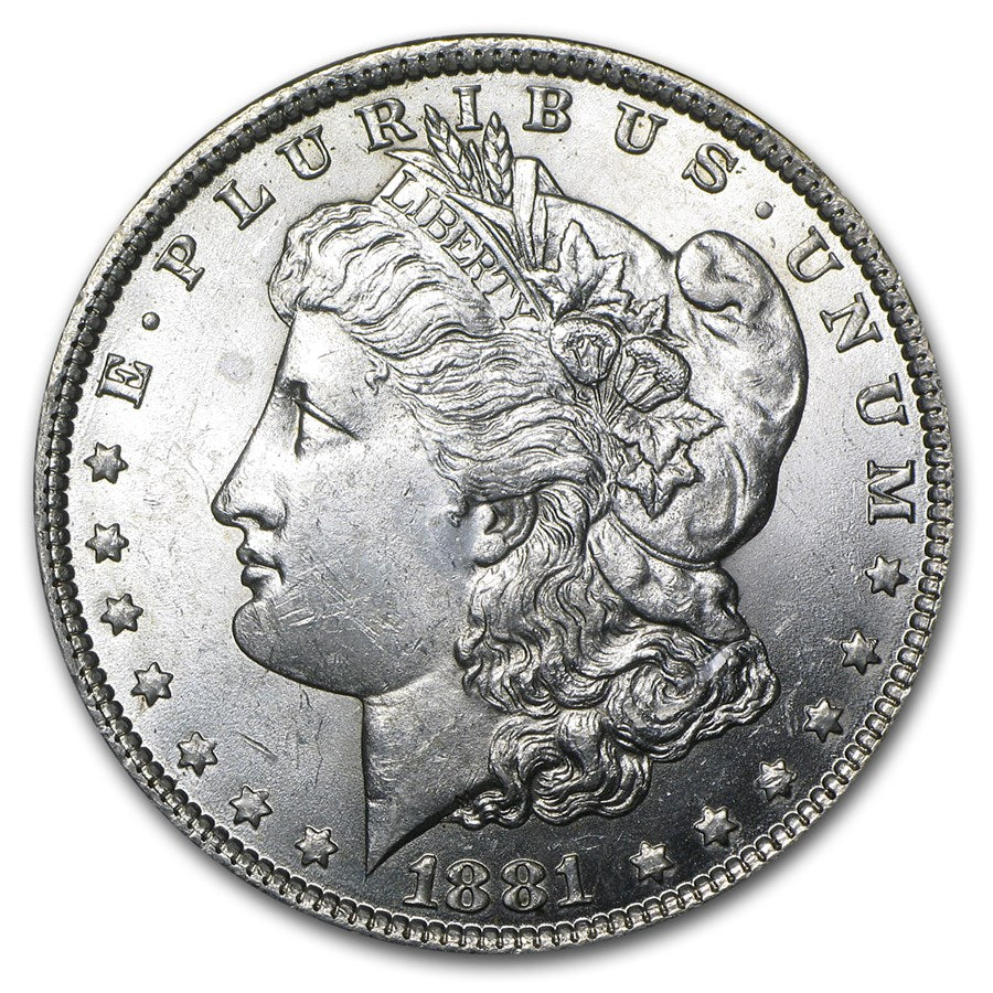 1881 Morgan Silver Dollar New Orleans - Brilliant Uncirculated - CoinsTV