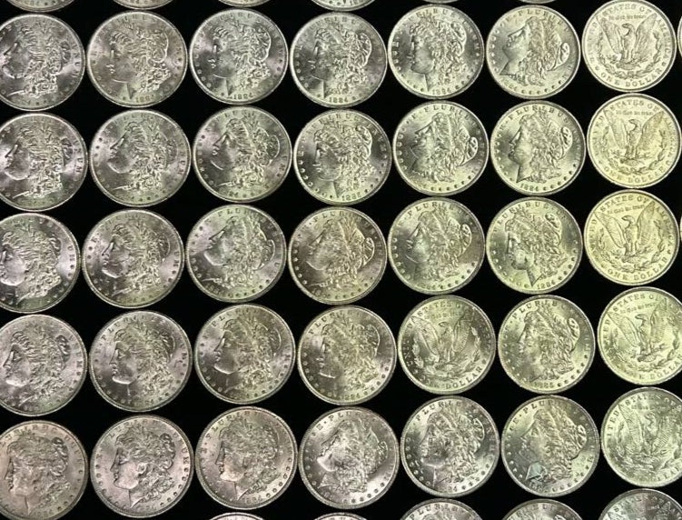 1884 Morgan Silver Dollar New Orleans - Brilliant Uncirculated - CoinsTV