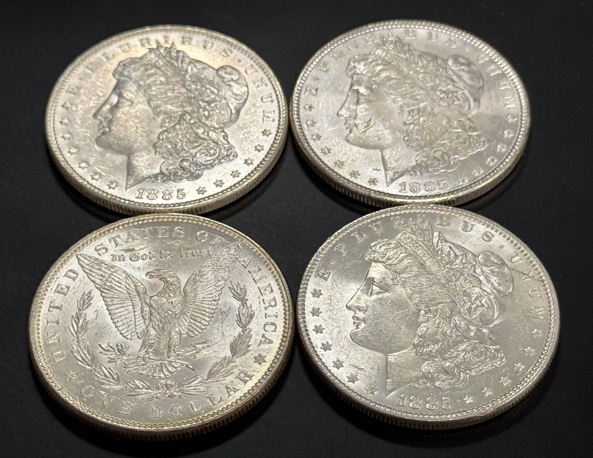 1885 Morgan Silver Dollar Philadelphia - Brilliant Uncirculated - CoinsTV