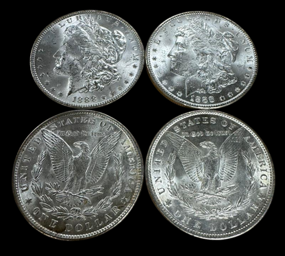 1888 Morgan Silver Dollar Philadelphia - Brilliant Uncirculated - CoinsTV