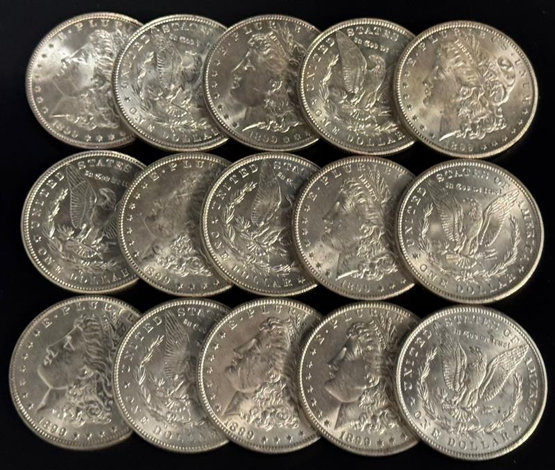 1899 Morgan Silver Dollar New Orleans - Brilliant Uncirculated - CoinsTV