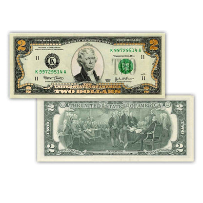 USA 250th Anniversary Gold-Plated Hologram Coins and Currency Set