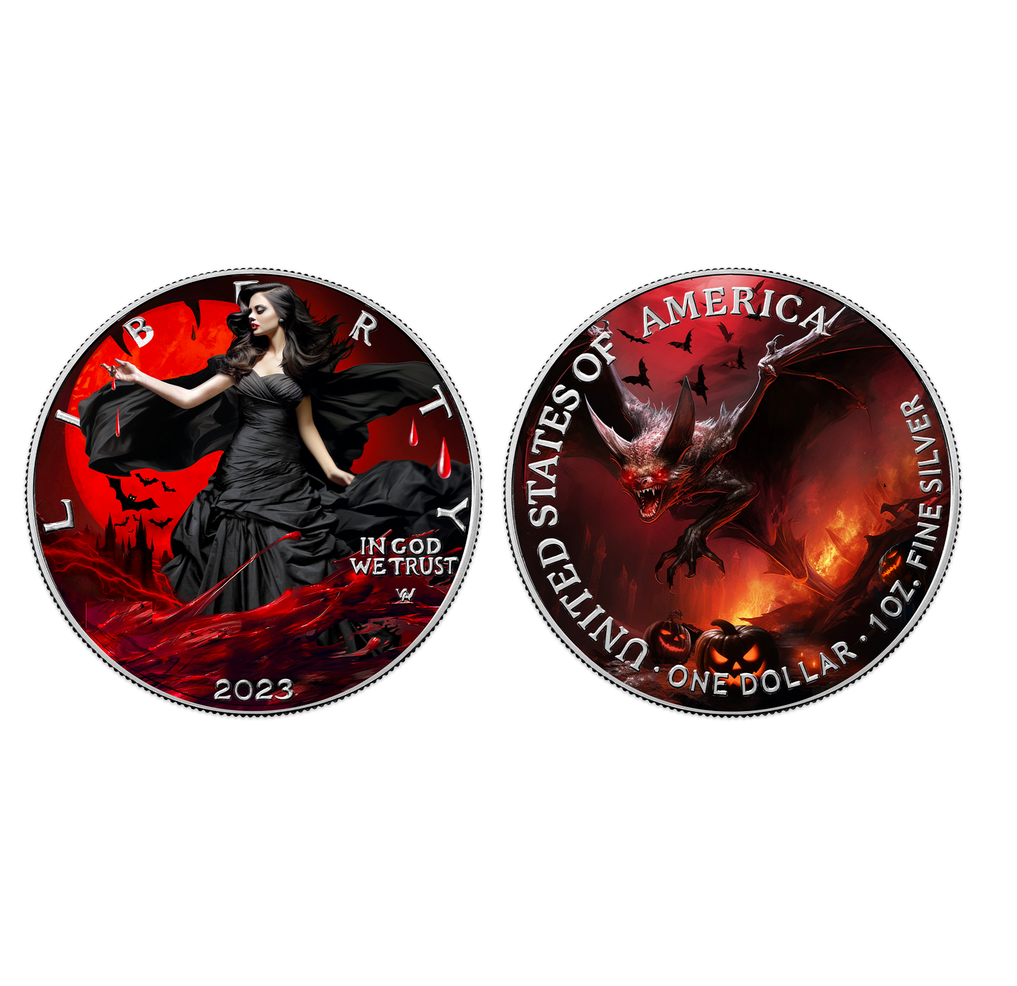 2023 Halloween Silver Eagle - Lady Dracula Unlimited Edition