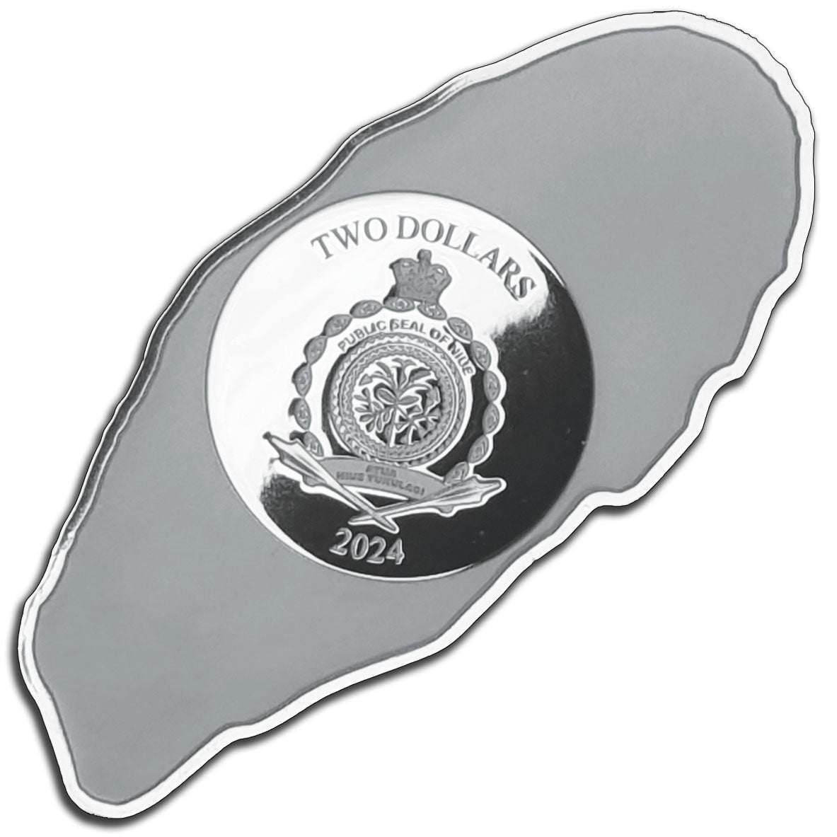 2024 Niue Buffalo Wing 60th Ann. Shaped 15g Silver Coin - CoinsTV