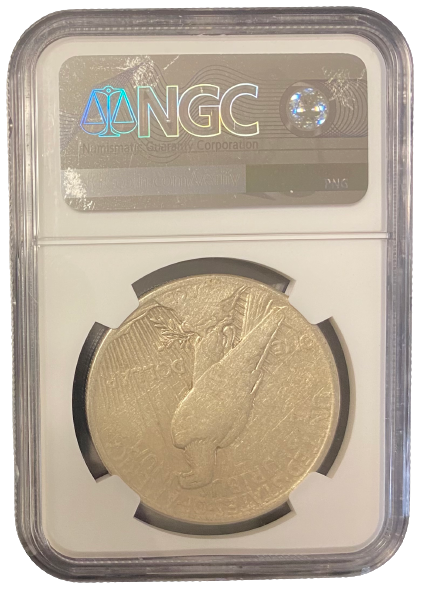 1921 Peace Silver Dollar - High Relief - NGC F15 - CoinsTV