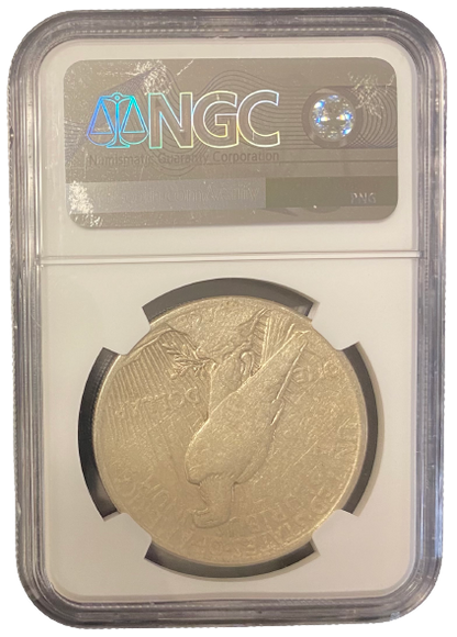 1921 Peace Silver Dollar - High Relief - NGC F15 - CoinsTV