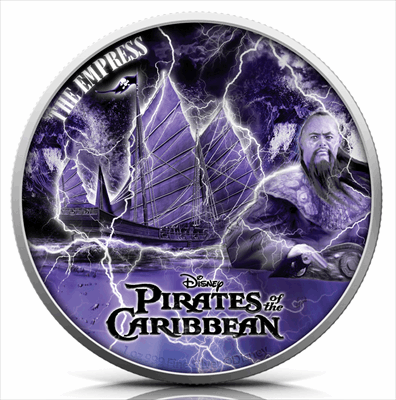 2021 The Empress Pirates of the Carribean Niue 1 oz Silver BU