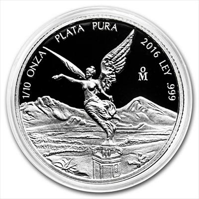 2016 Mexico Libertad - 1/10 Oz Silver Proof - Mexico City Mint
