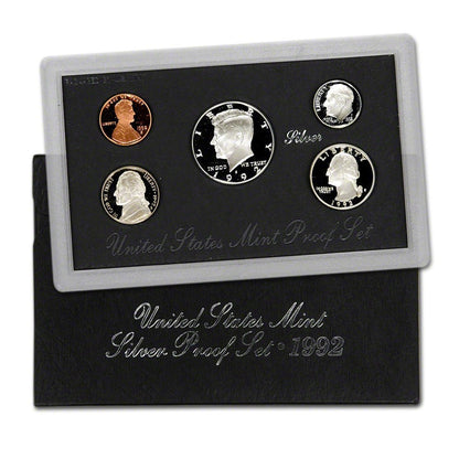 1992 Silver Proof Set - 5 Coins