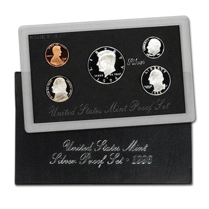 1996 Silver Proof Set - 5 Coins