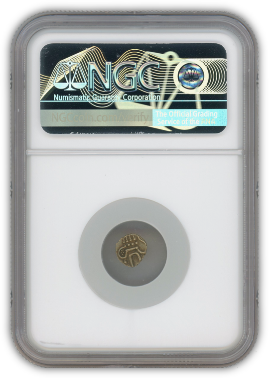 (1795 - 1850) India Fanam Cochin - Gold - GENUINE - NGC Certified