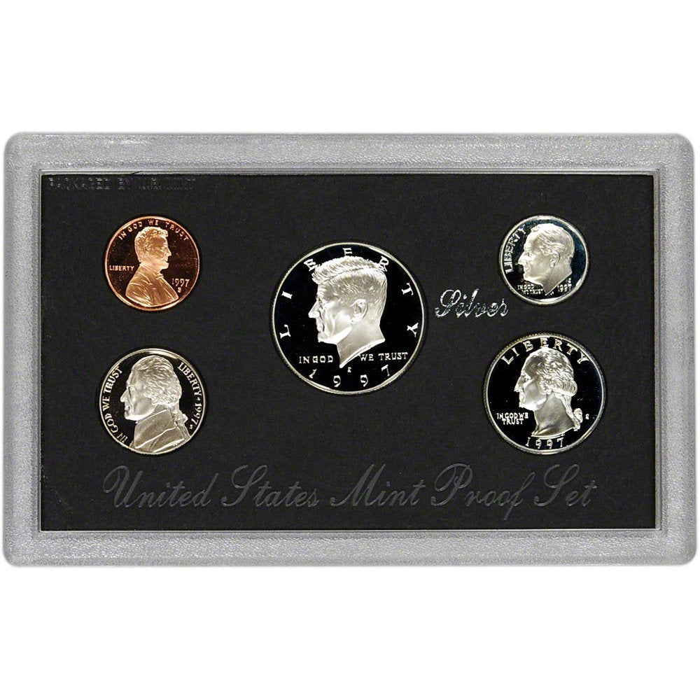 1997 Silver Proof Set - 5 Coins
