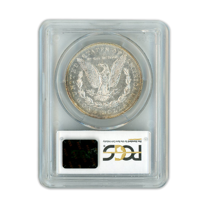 1878 Morgan Silver Dollar 7 Tailfeathers Reverse of 1878 - PCGS MS63