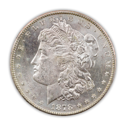 1878 Morgan Silver Dollar San Francisco - Brilliant Uncirculated - CoinsTV