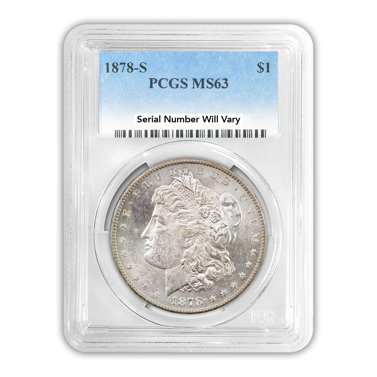 1878 Morgan Silver Dollar San Francisco - PCGS MS63