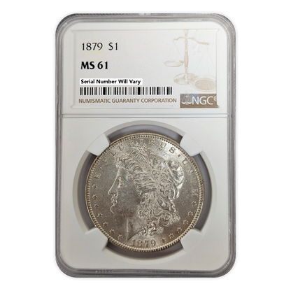 1879 Morgan dollar NGC MS61 Philadelphia